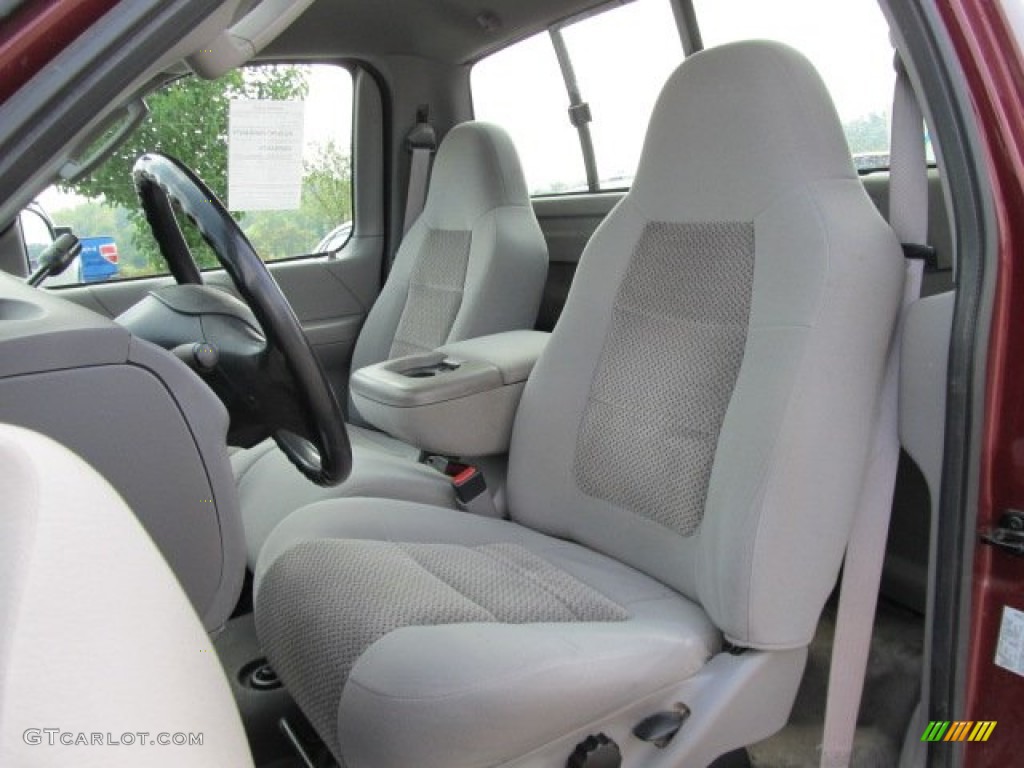 Medium Graphite Grey Interior 2003 Ford F150 XL Regular Cab 4x4 Photo #53627345