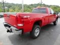 2011 Fire Red GMC Sierra 2500HD Work Truck Extended Cab 4x4  photo #5