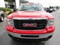 2011 Fire Red GMC Sierra 2500HD Work Truck Extended Cab 4x4  photo #7