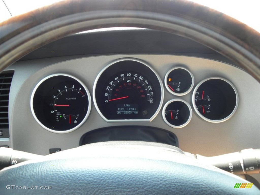 2010 Toyota Sequoia Platinum 4WD Gauges Photo #53628945