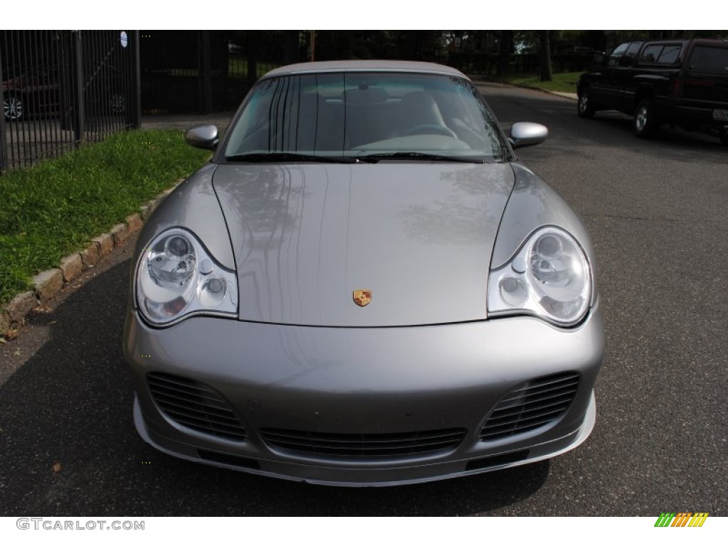 Arctic Silver Metallic 2005 Porsche 911 Turbo S Cabriolet Exterior Photo #53628986