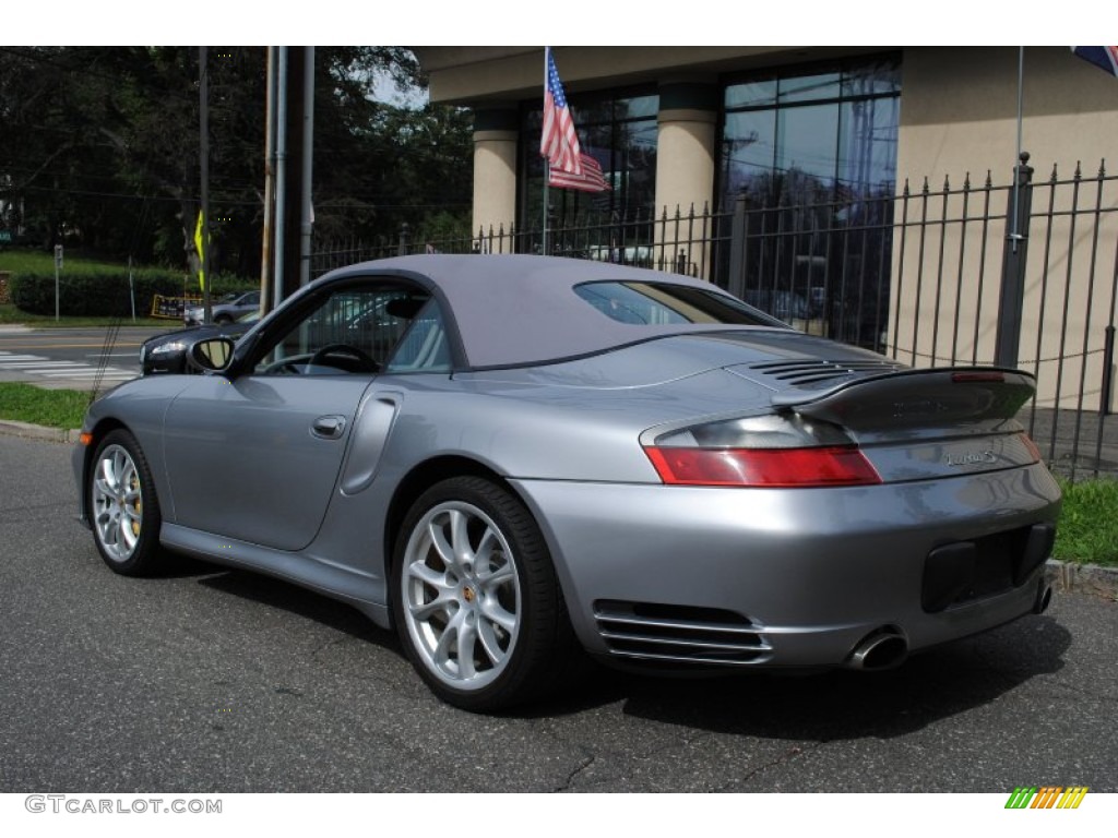 Arctic Silver Metallic 2005 Porsche 911 Turbo S Cabriolet Exterior Photo #53629016