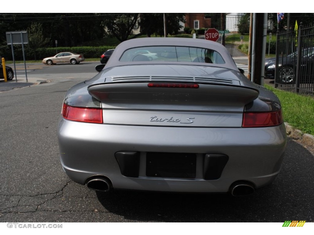 Arctic Silver Metallic 2005 Porsche 911 Turbo S Cabriolet Exterior Photo #53629031