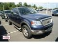 2004 Medium Wedgewood Blue Metallic Ford F150 Lariat SuperCab 4x4  photo #1