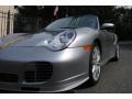Arctic Silver Metallic - 911 Turbo S Cabriolet Photo No. 31