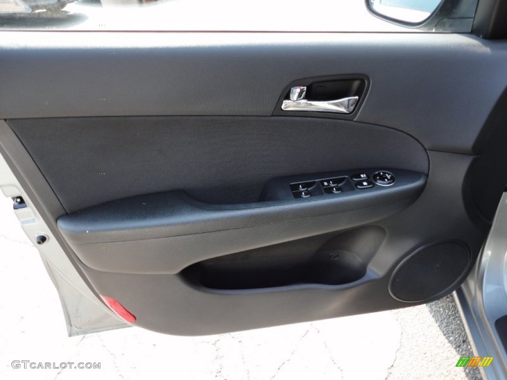 2010 Hyundai Elantra Touring SE Black Door Panel Photo #53630481