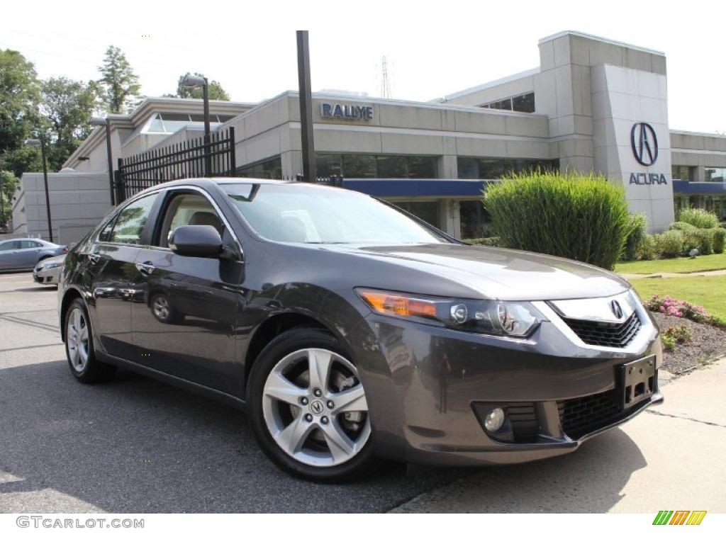 2010 TSX Sedan - Polished Metal Metallic / Taupe photo #1