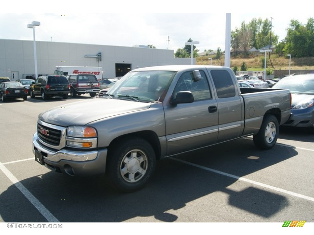 2006 Sierra 1500 SLE Extended Cab - Steel Gray Metallic / Pewter photo #4