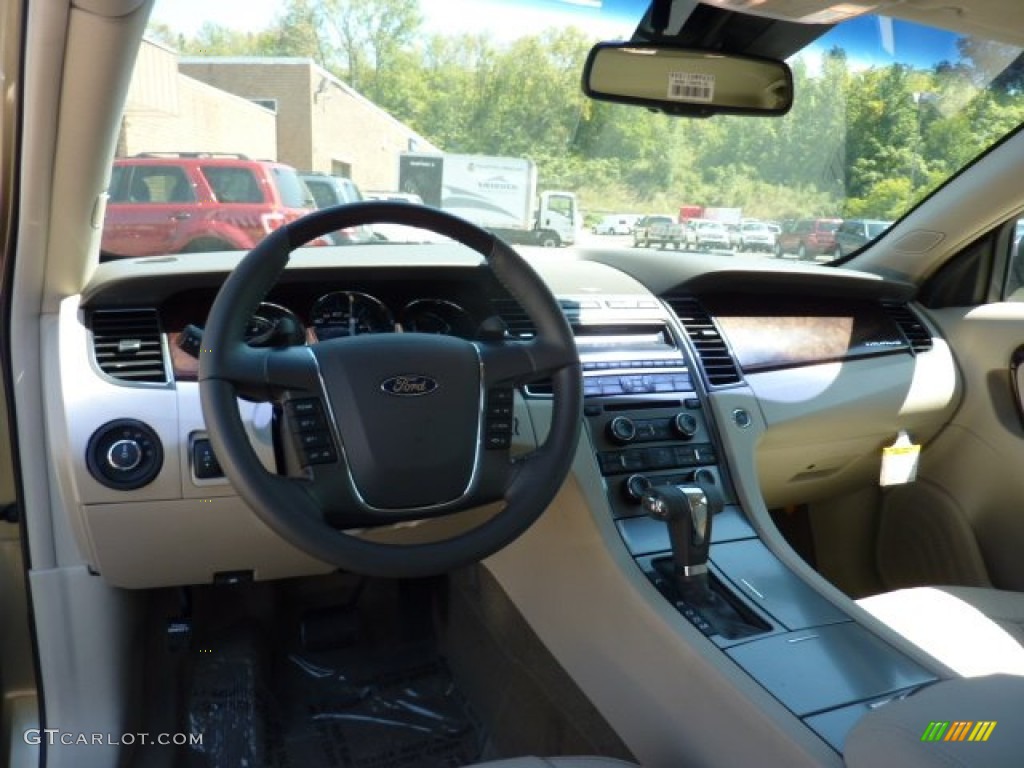 2012 Ford Taurus Limited Light Stone Dashboard Photo #53632136