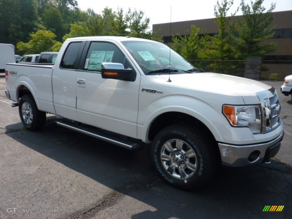 White Platinum Metallic Tri-Coat Ford F150