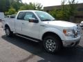 White Platinum Metallic Tri-Coat - F150 XLT SuperCab 4x4 Photo No. 1