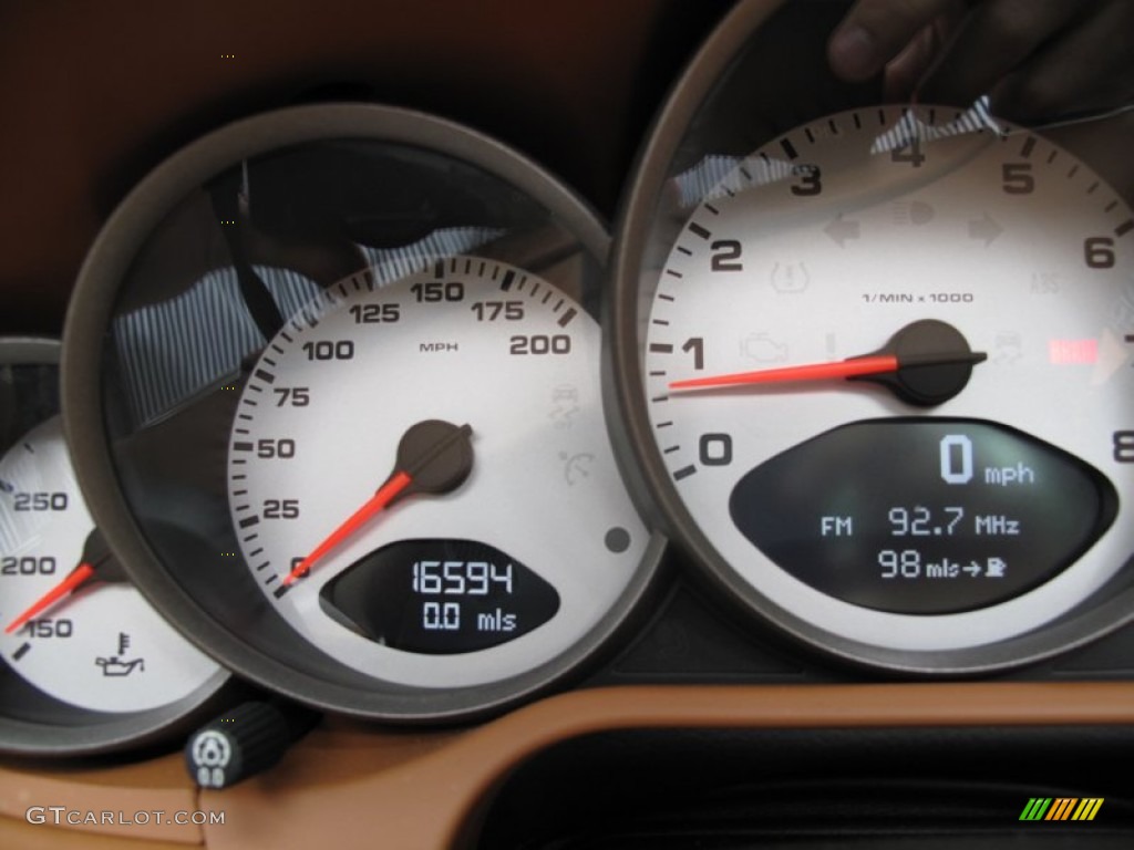 2009 Porsche 911 Carrera 4S Cabriolet Gauges Photo #53632906