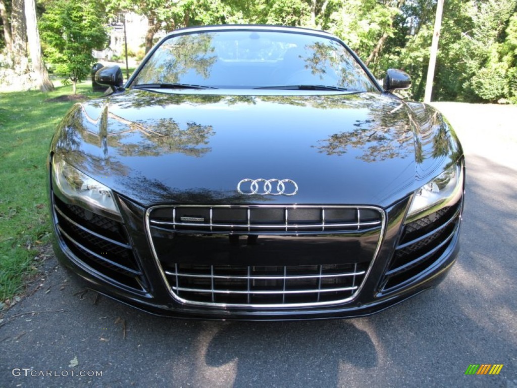 Phantom Black Pearl Effect 2011 Audi R8 Spyder 5.2 FSI quattro Exterior Photo #53632928