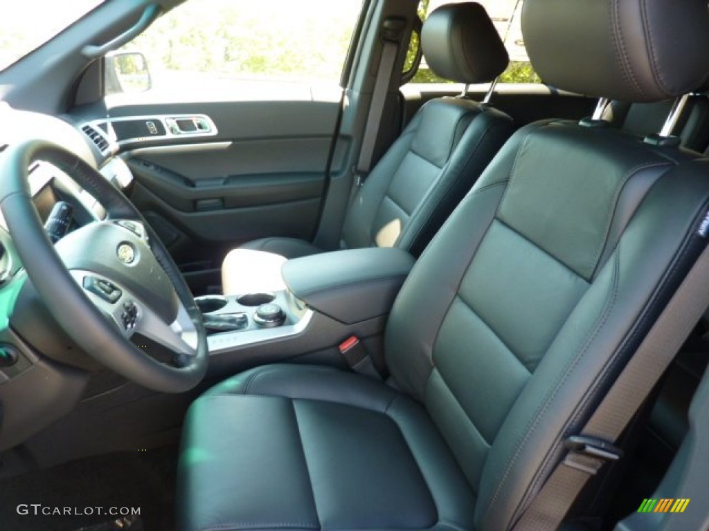 Charcoal Black Interior 2012 Ford Explorer XLT 4WD Photo #53633195