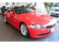 Bright Red 2006 BMW Z4 3.0i Roadster