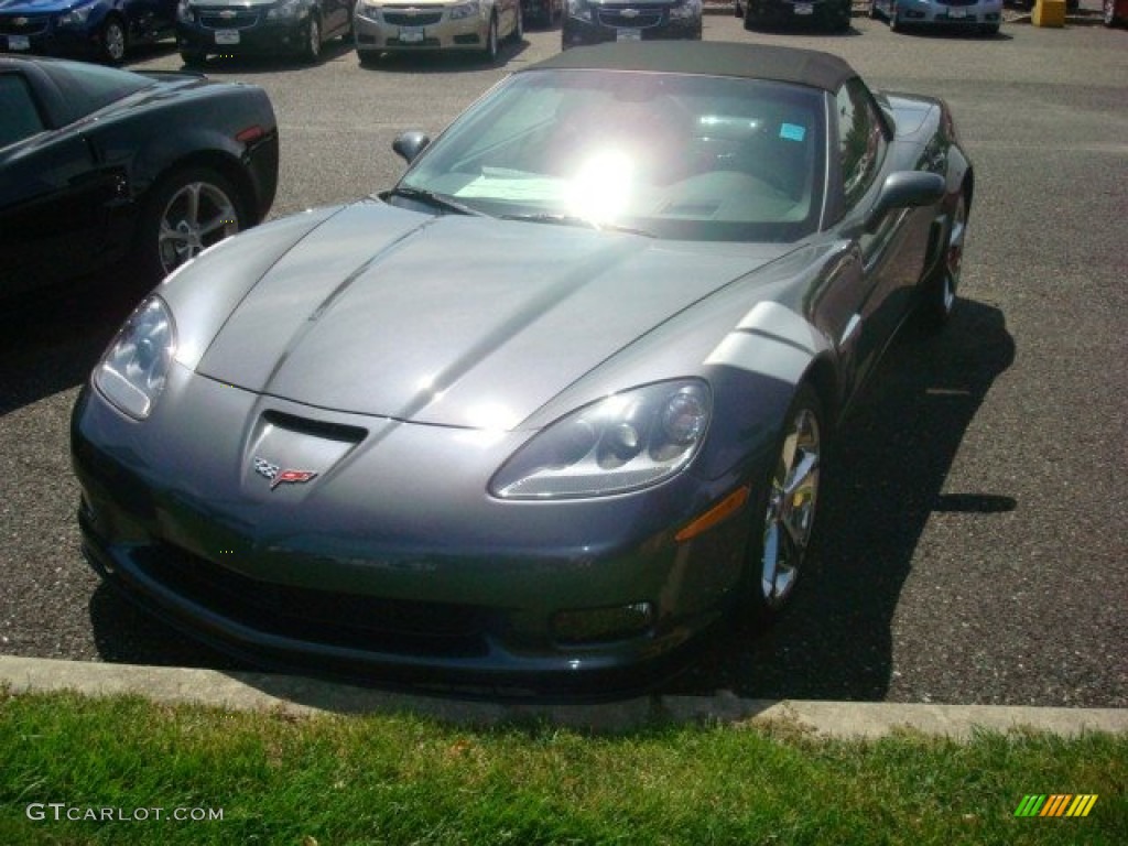 Cyber Gray Metallic 2011 Chevrolet Corvette Grand Sport Convertible Exterior Photo #53633522