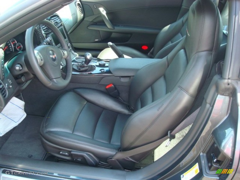 2011 Corvette Grand Sport Convertible - Cyber Gray Metallic / Ebony Black photo #3