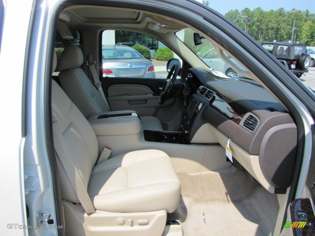 Cocoa/Light Cashmere Interior 2012 GMC Yukon Denali Photo #53634572