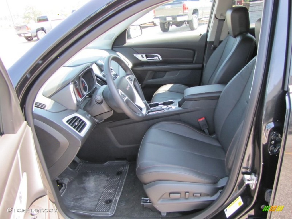 Jet Black Interior 2012 GMC Terrain SLT Photo #53634740