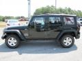 2012 Natural Green Pearl Jeep Wrangler Unlimited Sport S 4x4  photo #4