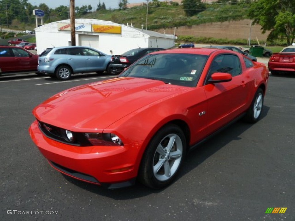 2011 Mustang GT Coupe - Race Red / Charcoal Black photo #5