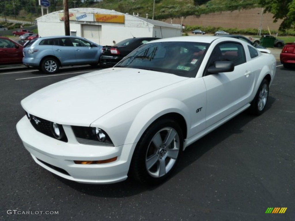 Performance White 2006 Ford Mustang GT Premium Coupe Exterior Photo #53635622