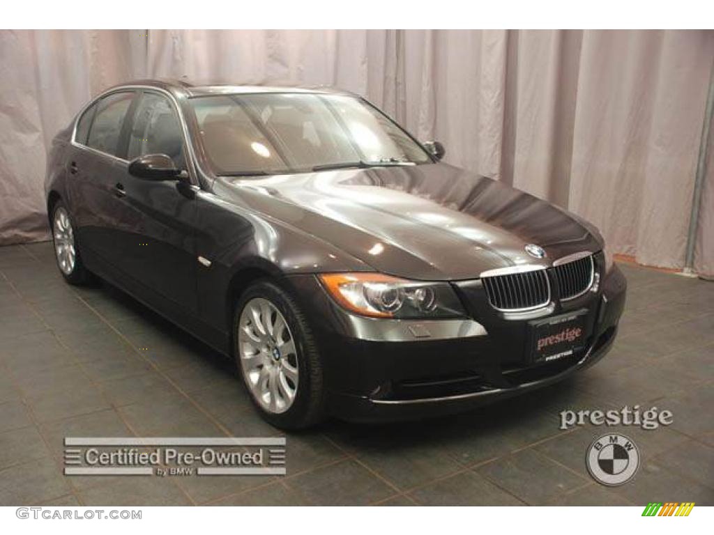 2006 3 Series 330i Sedan - Jet Black / Black photo #7