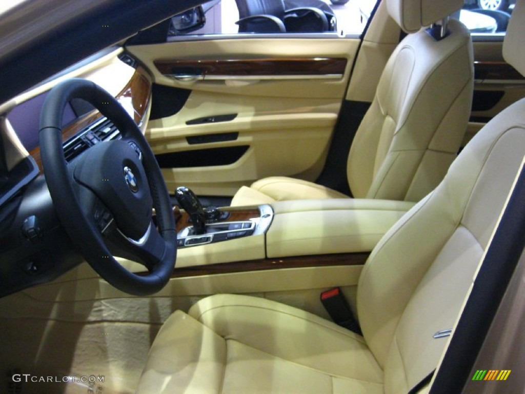 2012 7 Series 750i Sedan - Milano Beige Metallic / Champagne photo #5
