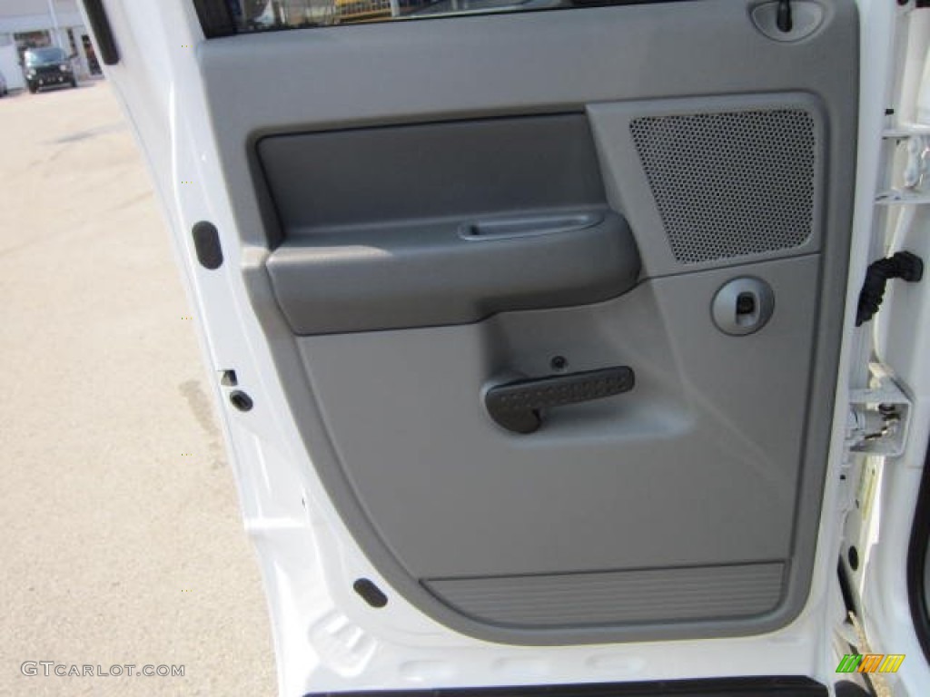 2009 Ram 3500 Laramie Quad Cab 4x4 Dually - Bright White / Medium Slate Gray photo #15