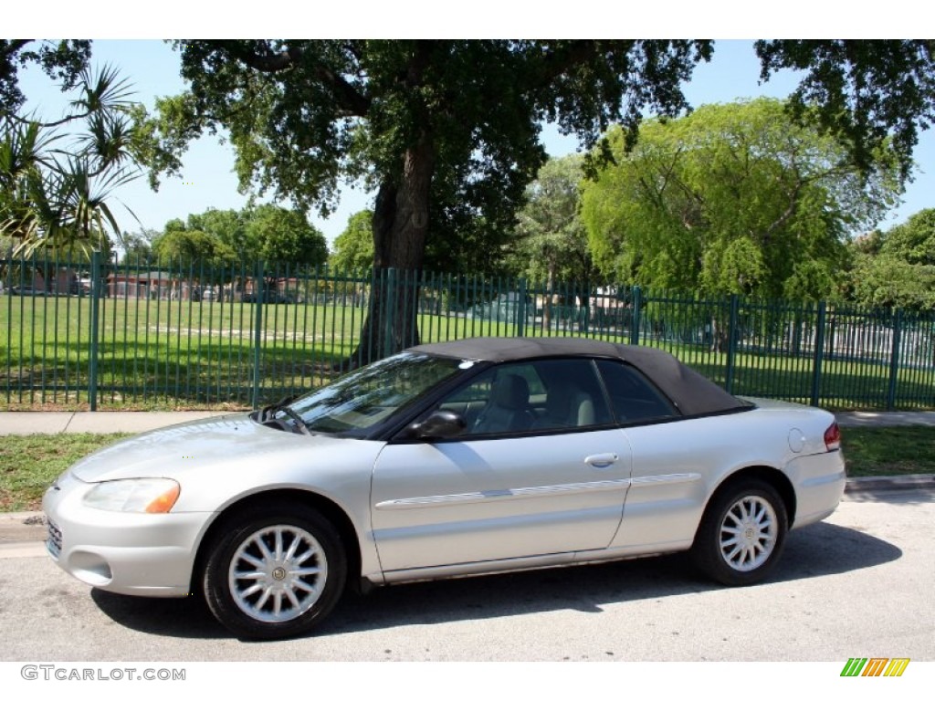 Bright Silver Metallic 2003 Chrysler Sebring LXi Convertible Exterior Photo #53637729