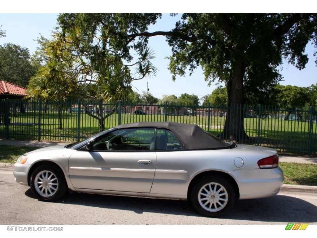 2003 Sebring LXi Convertible - Bright Silver Metallic / Taupe photo #4