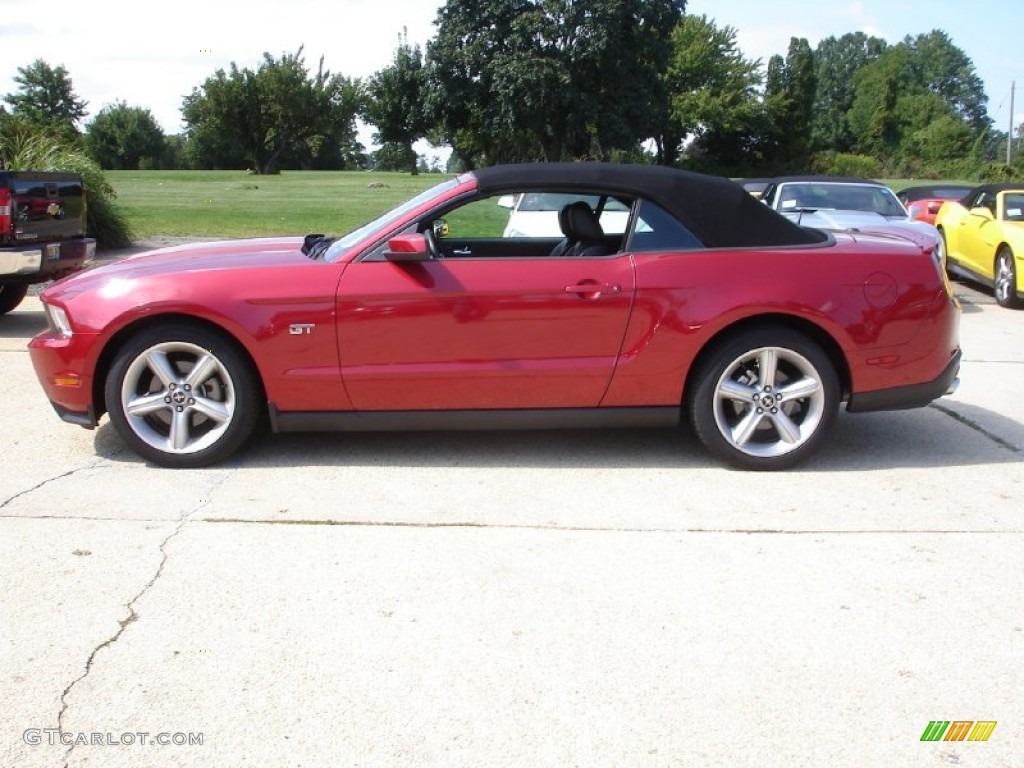 Red Candy Metallic 2010 Ford Mustang GT Premium Coupe Exterior Photo #53638086