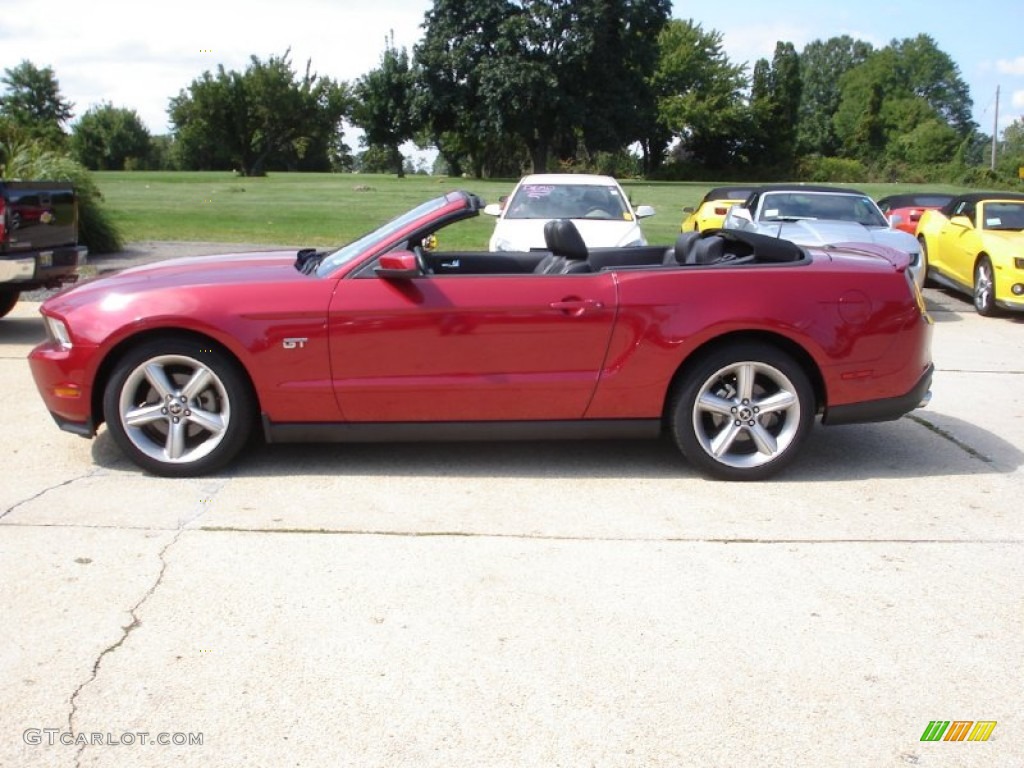 Red Candy Metallic 2010 Ford Mustang GT Premium Coupe Exterior Photo #53638104