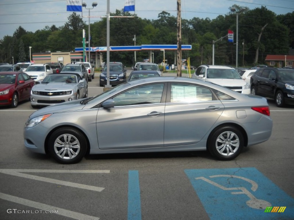 Iridescent Silver Blue Metallic 2011 Hyundai Sonata GLS Exterior Photo #53639109