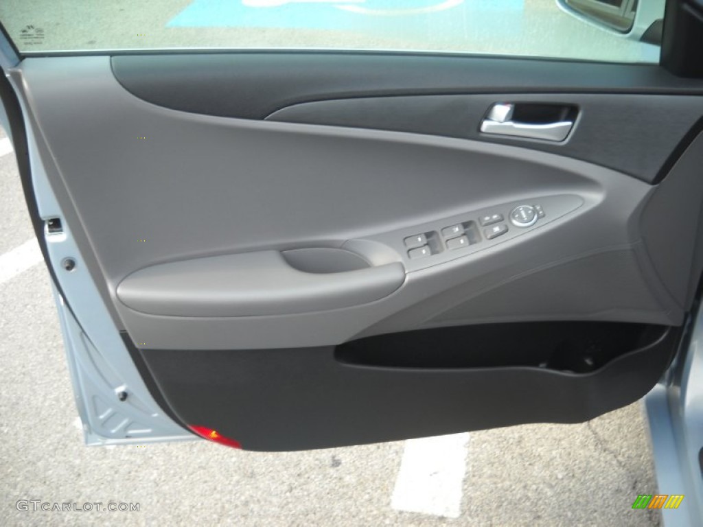 2011 Hyundai Sonata GLS Gray Door Panel Photo #53639121