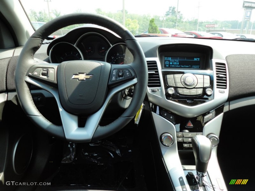 2012 Chevrolet Cruze LT Jet Black Dashboard Photo #53639983