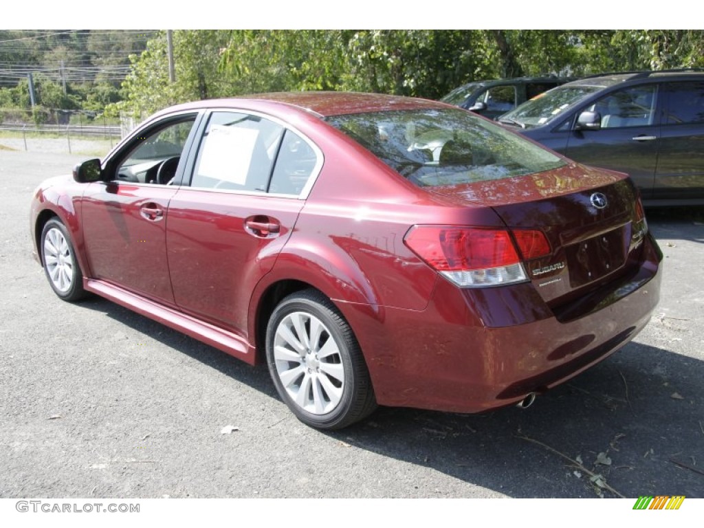 Ruby Red Pearl 2010 Subaru Legacy 2.5i Limited Sedan Exterior Photo #53640664