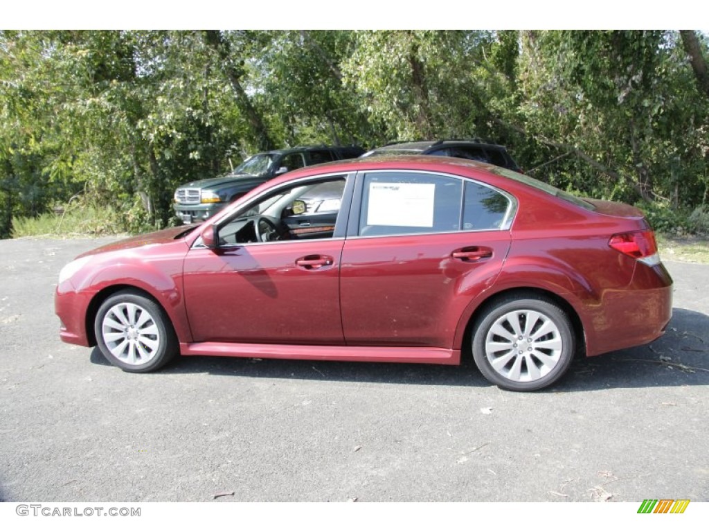 Ruby Red Pearl 2010 Subaru Legacy 2.5i Limited Sedan Exterior Photo #53640682