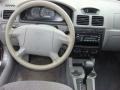 Gray 2004 Kia Rio Sedan Steering Wheel