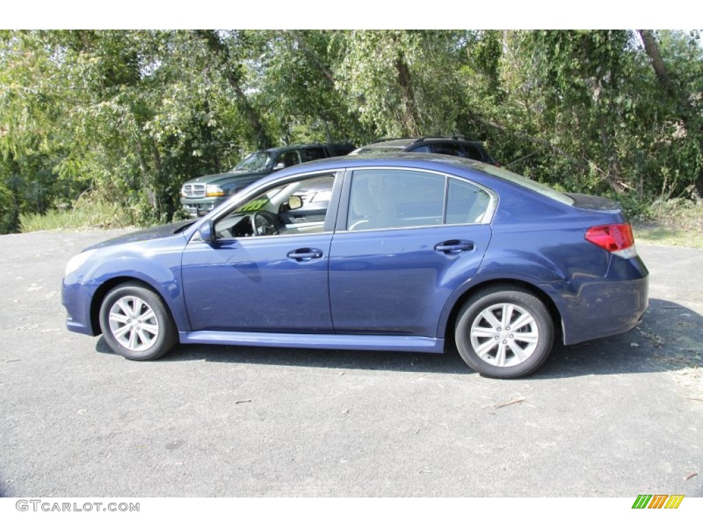 Azurite Blue Metallic 2010 Subaru Legacy 2.5i Premium Sedan Exterior Photo #53641099