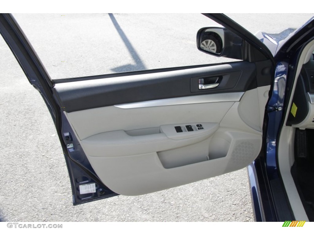 2010 Subaru Legacy 2.5i Premium Sedan Warm Ivory Door Panel Photo #53641147