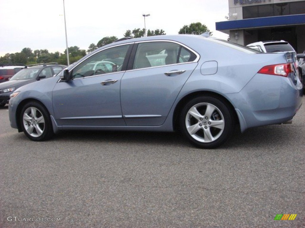 2009 TSX Sedan - Glacier Blue Metallic / Taupe photo #3