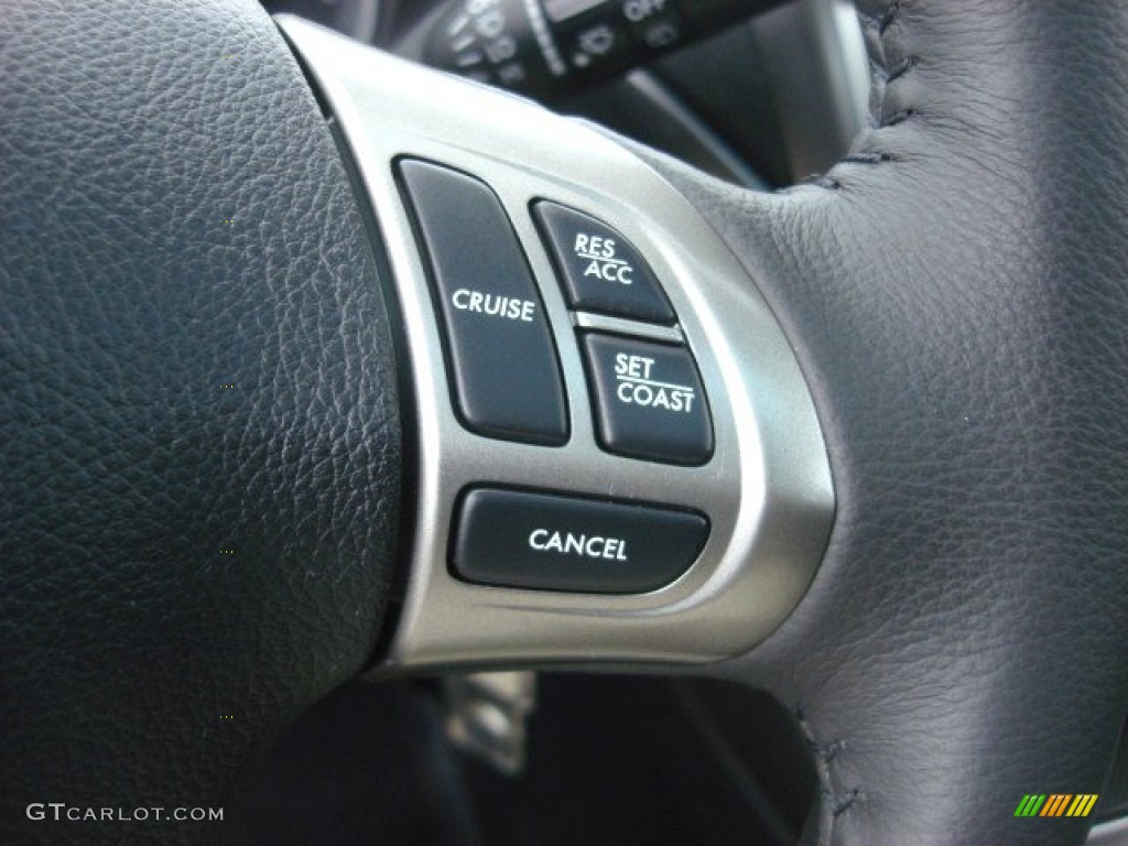 2011 Impreza 2.5i Premium Wagon - Dark Gray Metallic / Carbon Black photo #24