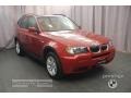 2006 Flamenco Red Metallic BMW X3 3.0i  photo #7