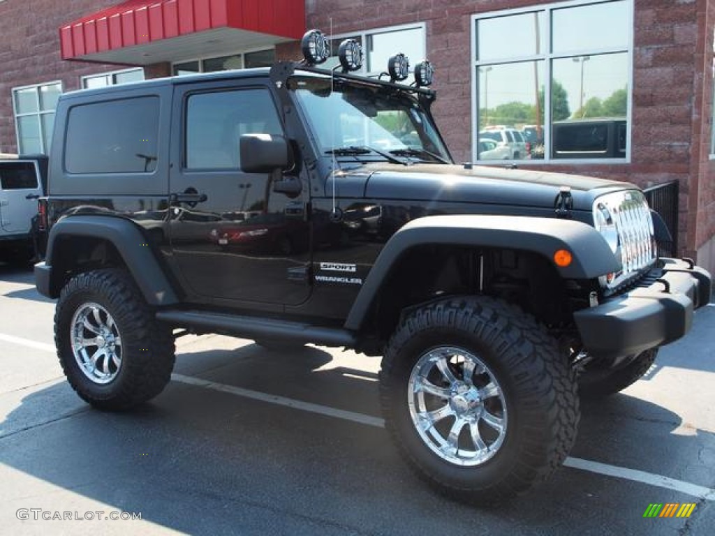 2010 Jeep Wrangler Sport 4x4 Custom Wheels Photo #53642284