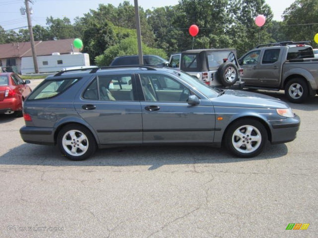 Cosmic Blue Metallic 1999 Saab 9-5 2.3T Wagon Exterior Photo #53642395