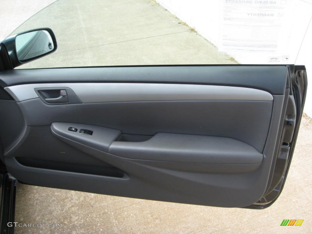 2008 Toyota Solara SE Coupe Dark Stone Door Panel Photo #53643274