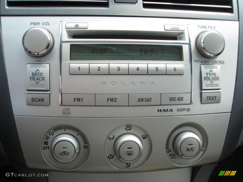 2008 Toyota Solara SE Coupe Audio System Photos