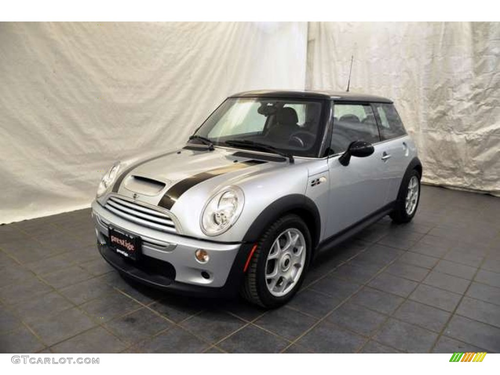 2006 Cooper S Hardtop - Pure Silver Metallic / Panther Black photo #1