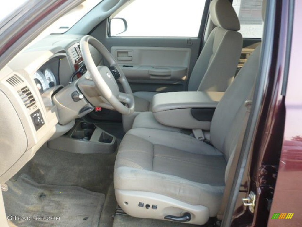 Khaki Interior 2005 Dodge Dakota Slt Quad Cab Photo
